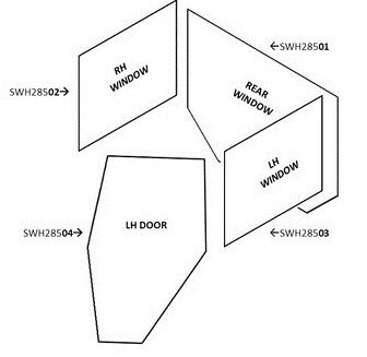 UW95301   Door and Window Seal Kit---2-85, 2-105, 2-150 